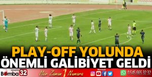 Play-off yolunda önemli galibiyet