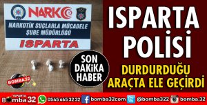 POLİS DURDURDUĞU ARAÇTA UYUŞTURUCU ELE GEÇİRDİ