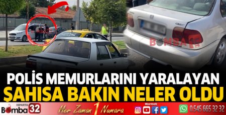 Polis memurlarını yaralayan şahısa bakın neler oldu