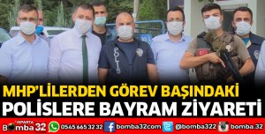 POLİSLERİN BAYRAMINI KUTLADILAR