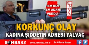 POMPALI DEHŞETİ HEM KIZI HEM ADAMI VURDU