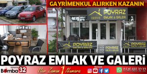 Poyraz Emlak ve Galeri müşterilerine hizmet veriyor 