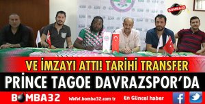PRİNCE TAGOE DAVRAZSPOR’DA