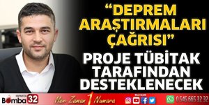 Proje TÜBİTAK tarafından desteklenecek