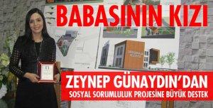 PROJE YARIŞMASINA DESTEK VERDİ