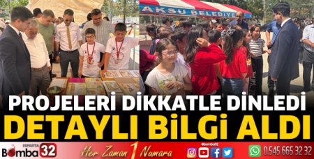 Projeleri dikkatle dinledi 