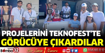 Projelerini görücüye çıkardılar