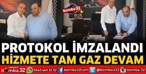 PROTOKOL İMZALANDI