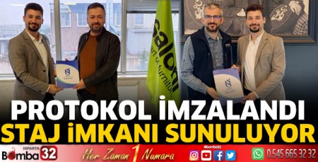 Protokol imzalandı