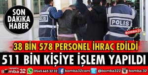 RAKAM AÇIKLANDI 511 BİN KİŞİYE İŞLEM YAPILDI