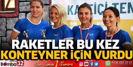 Raketler konteyner için vurdu