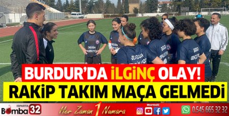 Rakip takım maça gelmedi