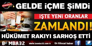 Rakıya 4.3 lira ÖTV ayarı
