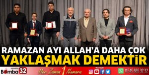 Ramazan ayı Allah’a daha çok yaklaşmak demektir