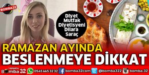 RAMAZAN AYINDA BESLENMEYE DİKKAT