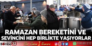 Ramazan bereketini ve sevincini hep birlikte yaşıyorlar