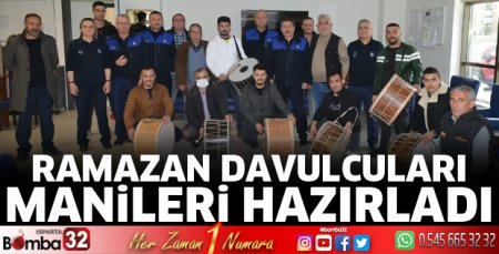 Ramazan davulcuları hazır 