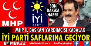 RAMAZAN KABALAK MHP'DEN AYRILIYOR