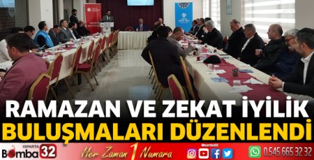 Ramazan ve zekât iyilik buluşmaları düzenlendi