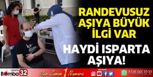 Randevusuz aşıya büyük ilgi