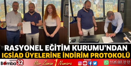 Rasyonel Eğitim Kurumu’ndan IGSİAD üyelerine indirim protokolü 