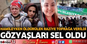 Raziye Karabuğa göz yaşlarıyla uğurlandı