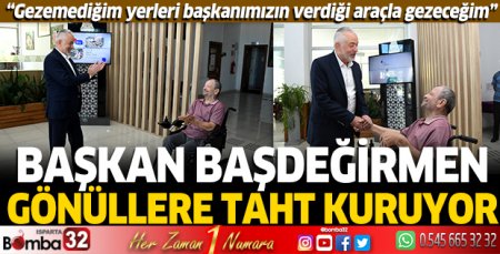 Recai amca akülü tekerlekli sandalyesine kavuştu