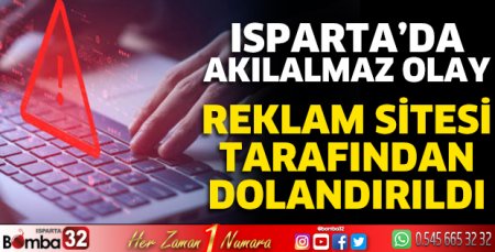 Reklam sitesi tarafından dolandırıldı