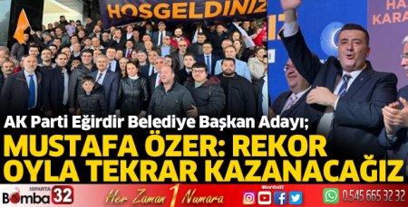 Rekor oyla tekrar kazanacağız