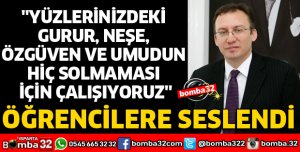 REKTÖR ÇARIKÇI ÖĞRENCİLERE SESLENDİ