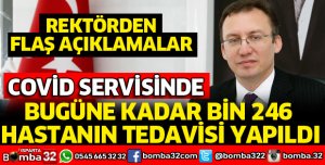 REKTÖR ÇARIKÇI PANDEMİ SÜRECİNİ DEĞERLENDİRDİ