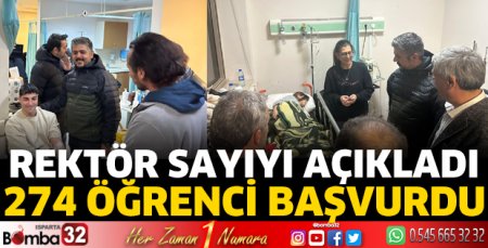 Rektör Çatal, sayıyı açıkladı