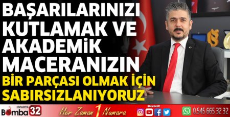 Rektör Çatal'dan öğrencilere mesaj