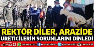 Rektör Diler, üreticilerle buluştu