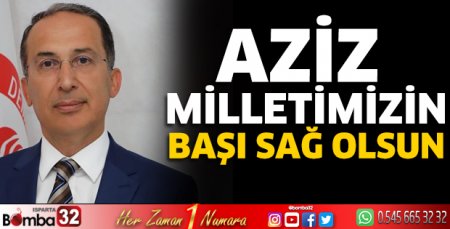 Rektör Saltan'dan baş sağlığı mesajı