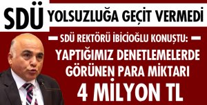 REKTÖR YOLSUZLUK OLAYINI ANLATTI