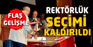 Rektörlük seçimi kaldırıldı