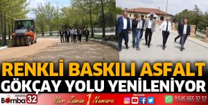 Renkli baskılı asfalt yapılacak