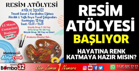 Resim Atölyesi başlıyor