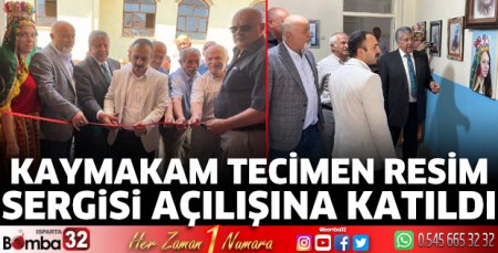 Resim sergisi açıldı