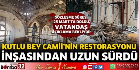 Restorasyonu inşasından uzun sürdü!