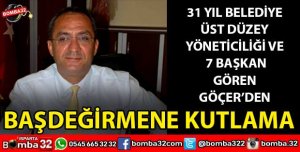 RESUL GÖÇER’DEN TEBRİK VE KUTLAMA