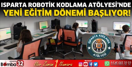 Robotik Kodlama Atölyesi’nde yeni eğitim dönemi 