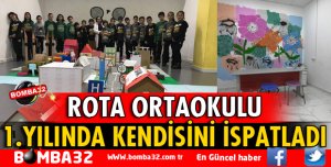 ROTA ORTAOKULUNU 1. YILINDA KENDİNİ İSPATLADI