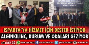 SAADET PARTİSİ BAŞKAN ADAYI ZİYARETLERİNİ SÜRDÜRÜYOR