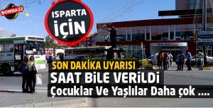 SAAT BİLE VERİLDİ!