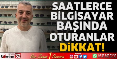 Saatlerce bilgisayar başında oturanlar dikkat!