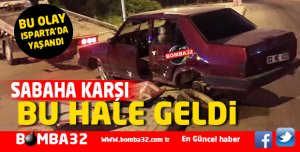 SABAHA KARŞI BU HALE GELDİ!