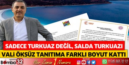Sadece turkuaz değil, Salda Turkuazı