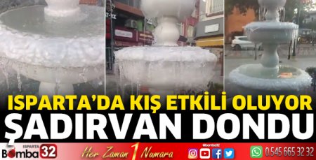 Şadırvan dondu 